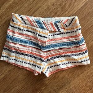 Trina Turk Cotton “Soho” Multicolor Striped Shorts